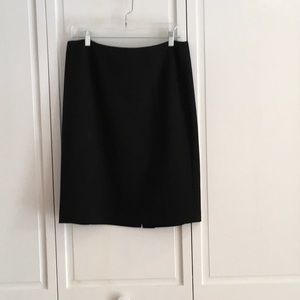 Black pencil skirt